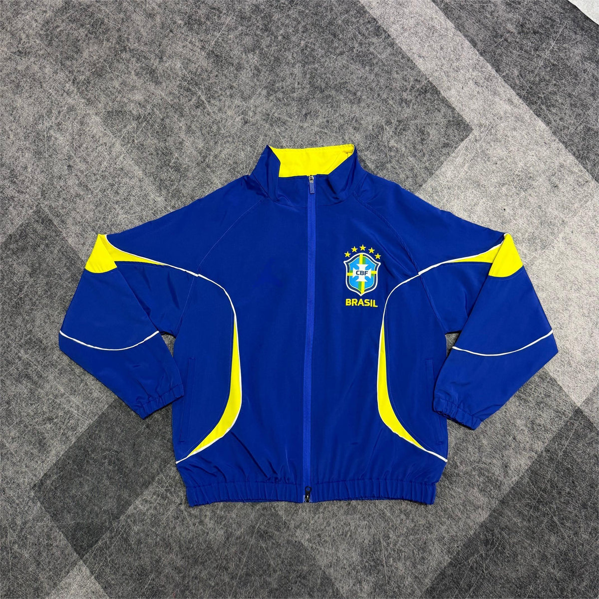 2026 Brazil Color Blue Windbreaker S-2XL