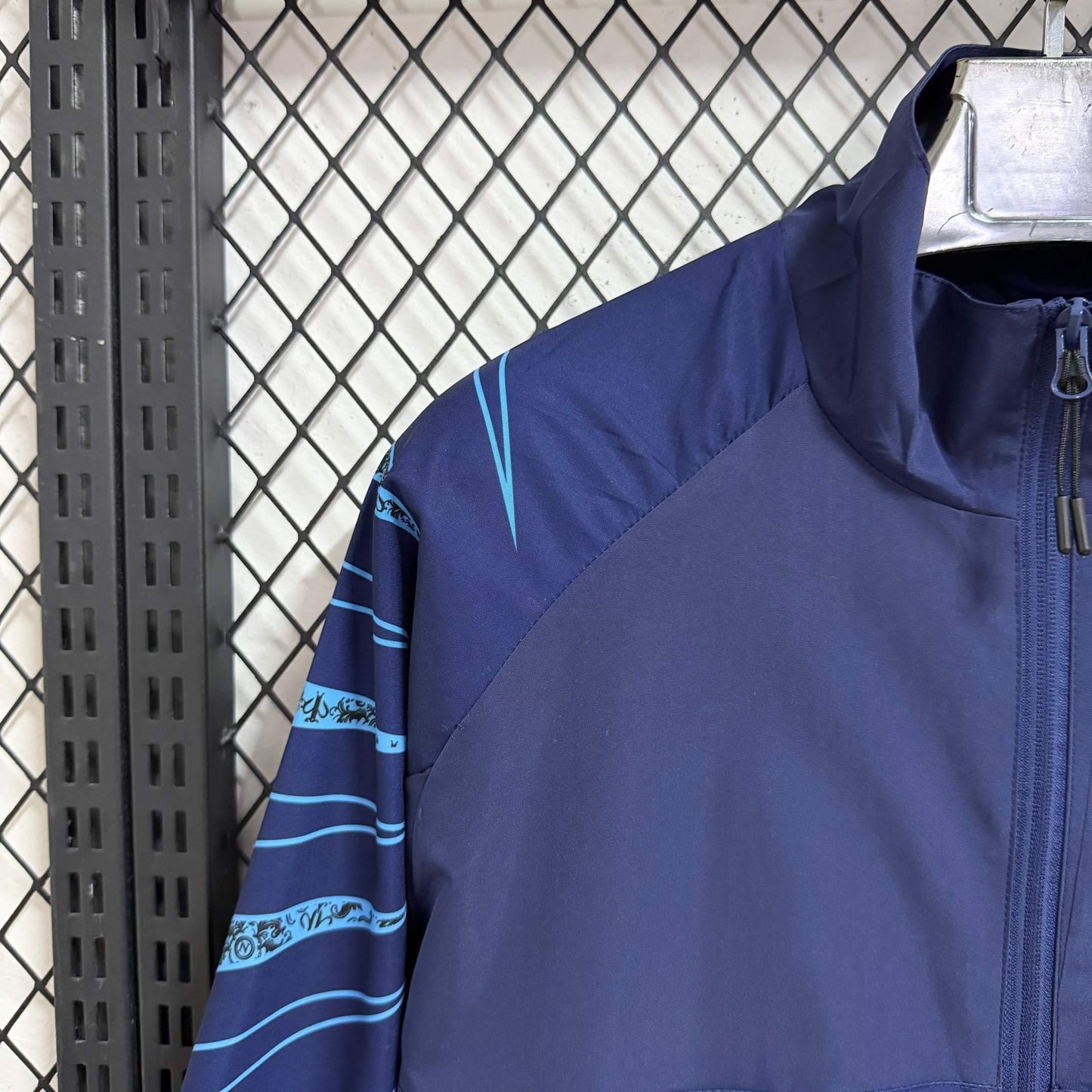 2025-26 Naples Cobalt Pattern Waterproof Windbreaker S-2XL