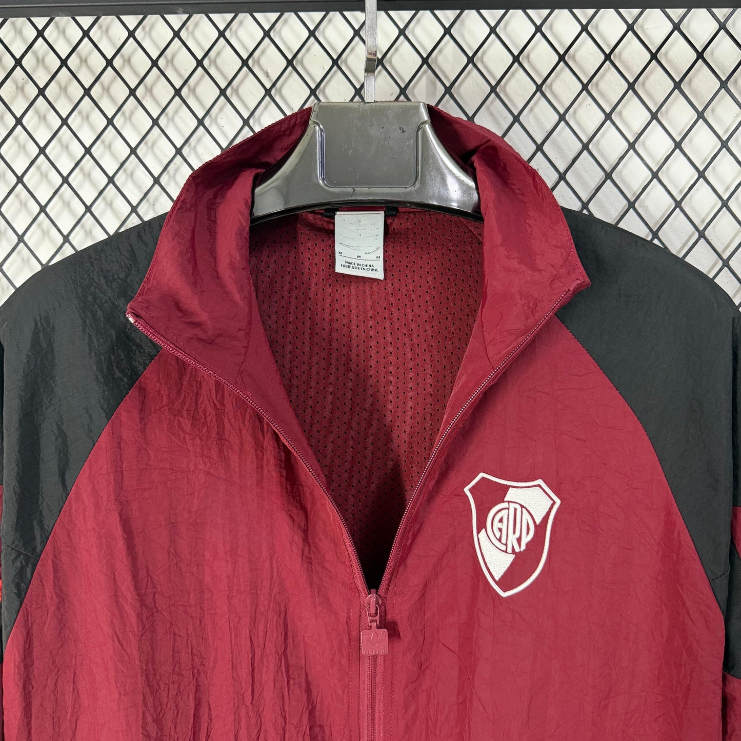 2025-26 River Plate Maroon Waterproof Windbreaker S-2XL