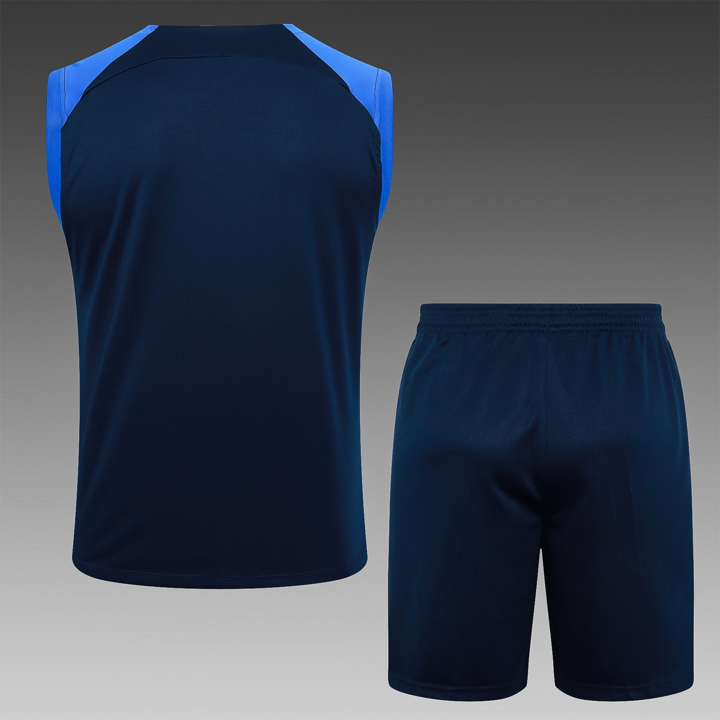 2324 Riyadh Blue Vest Suit S-2XL