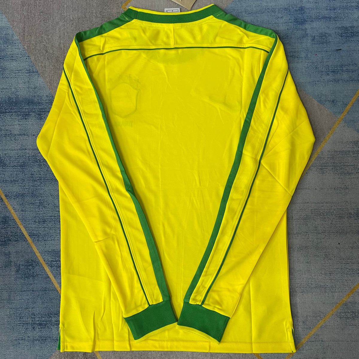 1998 Brazil Home Retro Long Sleeve S-2XL