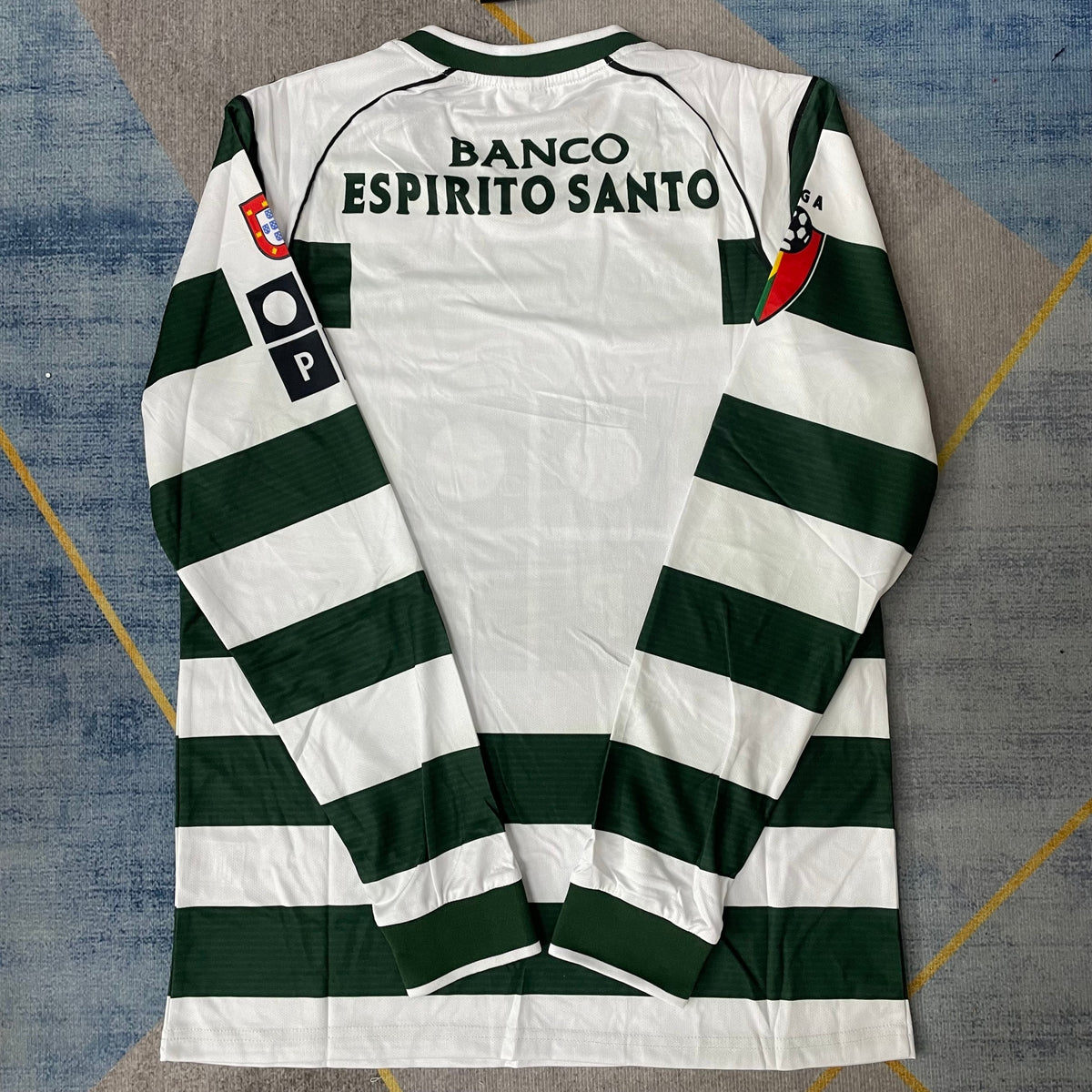 2001-03 Lisbon Home Retro Long Sleeve S-2XL