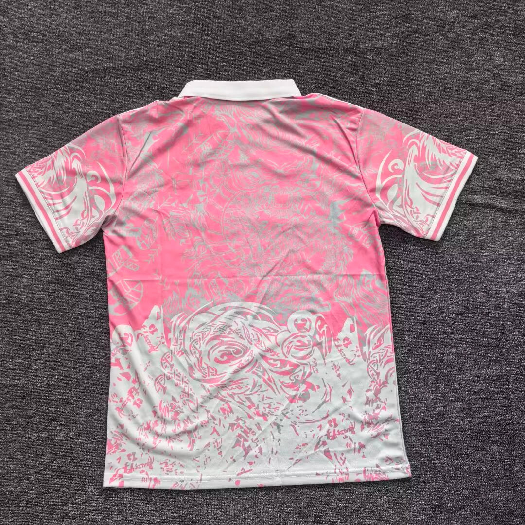 2025-26 Real Madrid Spezial-Poloshirt Pink Dragon S-2XL