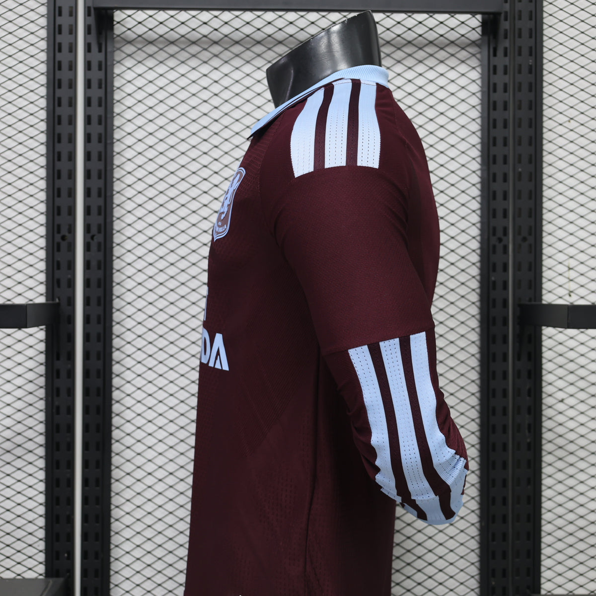 2026-27 Aston Villa Home with Sponsor Long Sleeve Player S-2XL