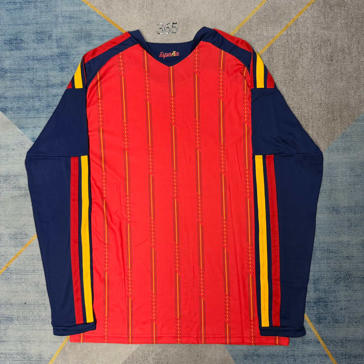 2026-27 Spain Home 2-Star Chest Badge Long Sleeve S-4XL