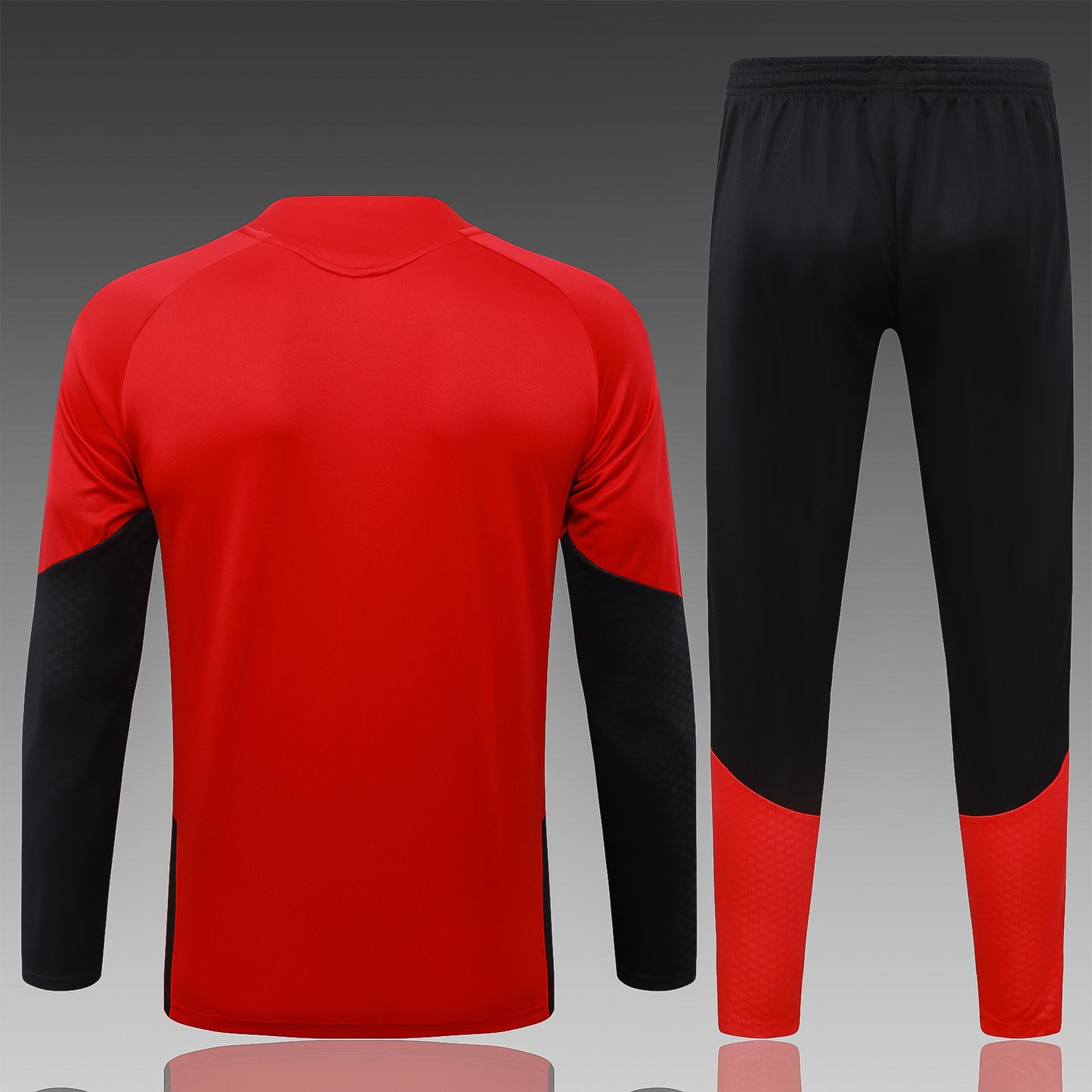2026-27 Deutschland Roter Half-Zip Trainingsanzug S-2XL