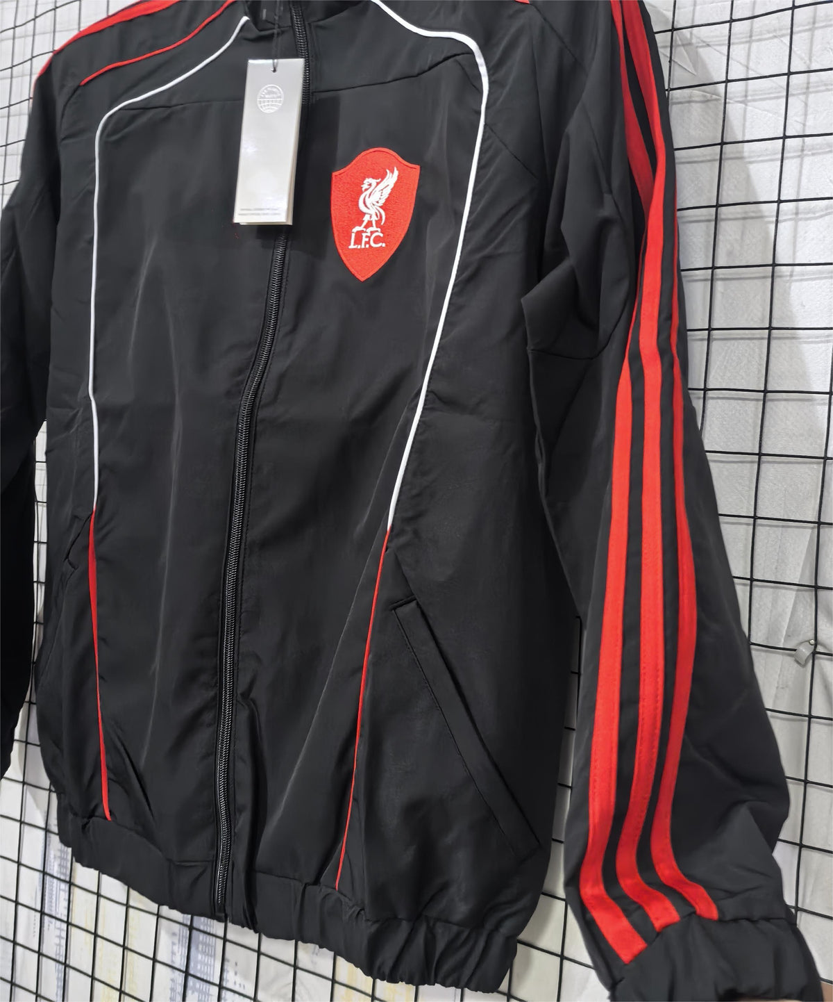 2025-26 Liverpool Black Windbreaker S-2XL