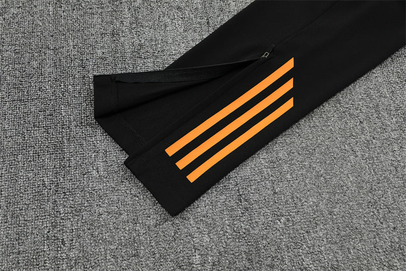 2025-26 Real Madrid Orange-Black training suit Adults Or Children