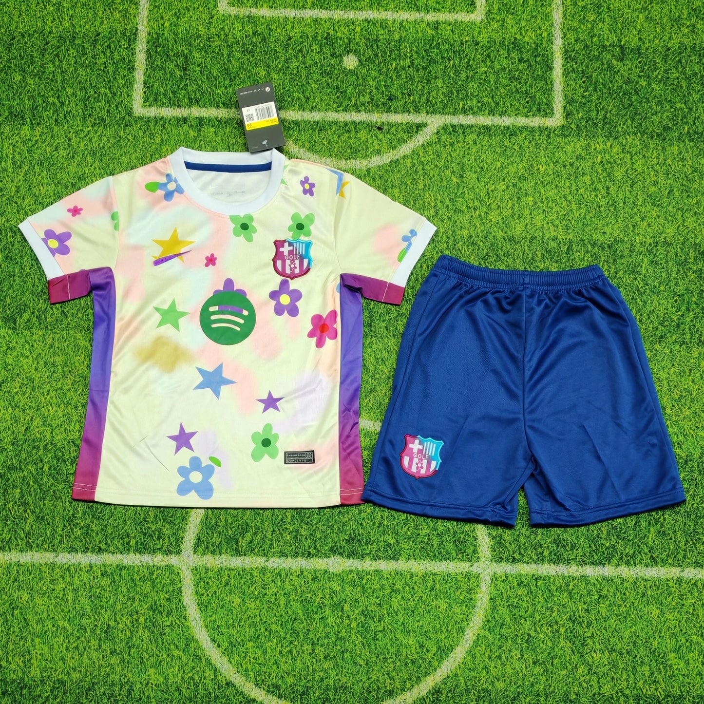 2024-25 Barcelona Drittes Trikot KINDER 16-28