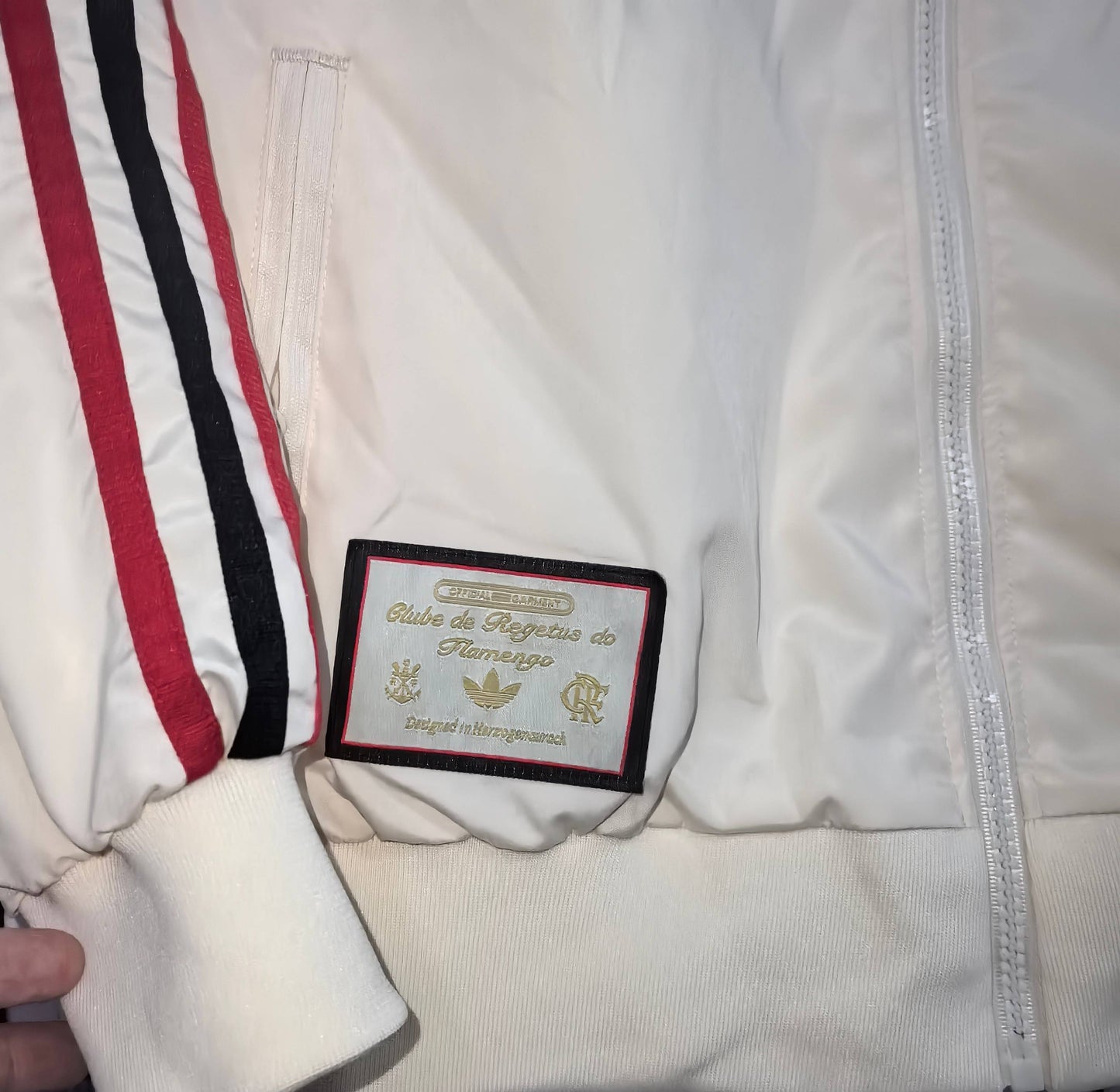 2025-26 Flamengo Beige Waterproof Windbreaker S-2XL