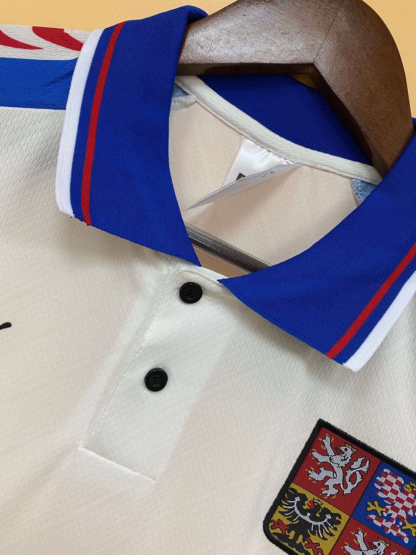 Camiseta retro de visitante checa de 1996, talla S-2XL