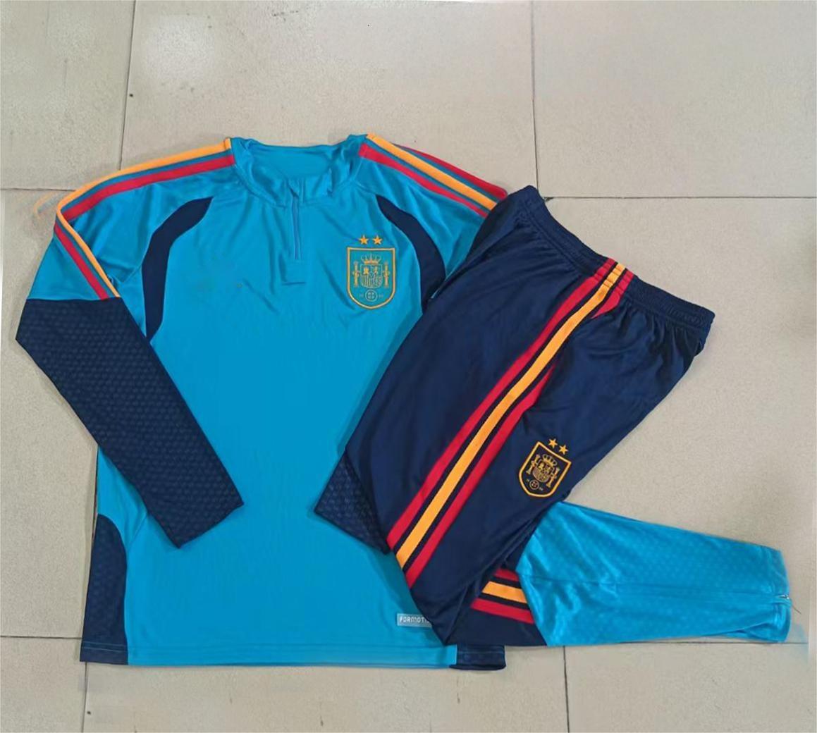 2026 Spain Lake Blue 2-star Half Zip Training Suit Adults Or Children