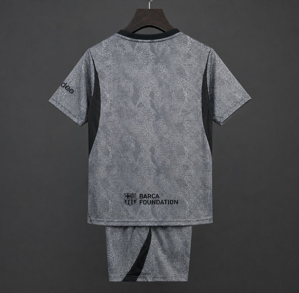 2026-27 Barcelona Goalkeeper Grey Kids Size 16-28