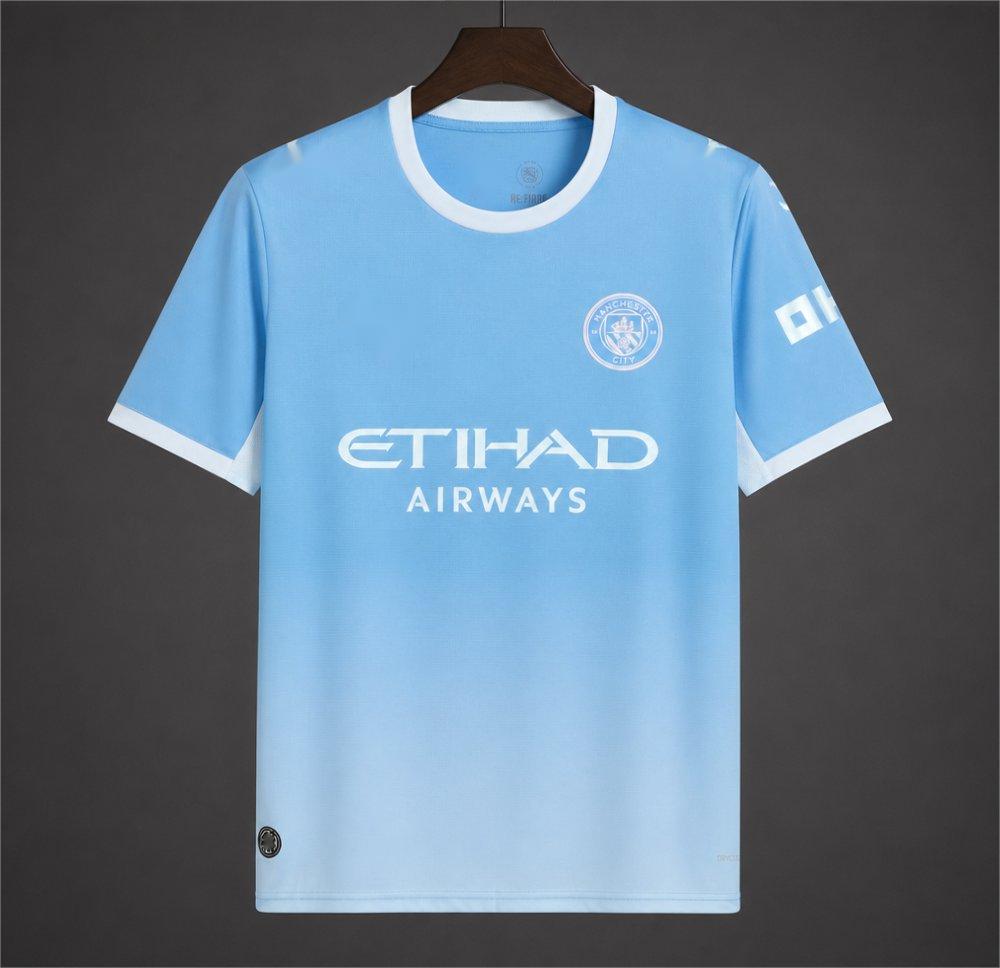 2026-27 Manchester City Home With Guardiola 10 Printing Special S-4XL