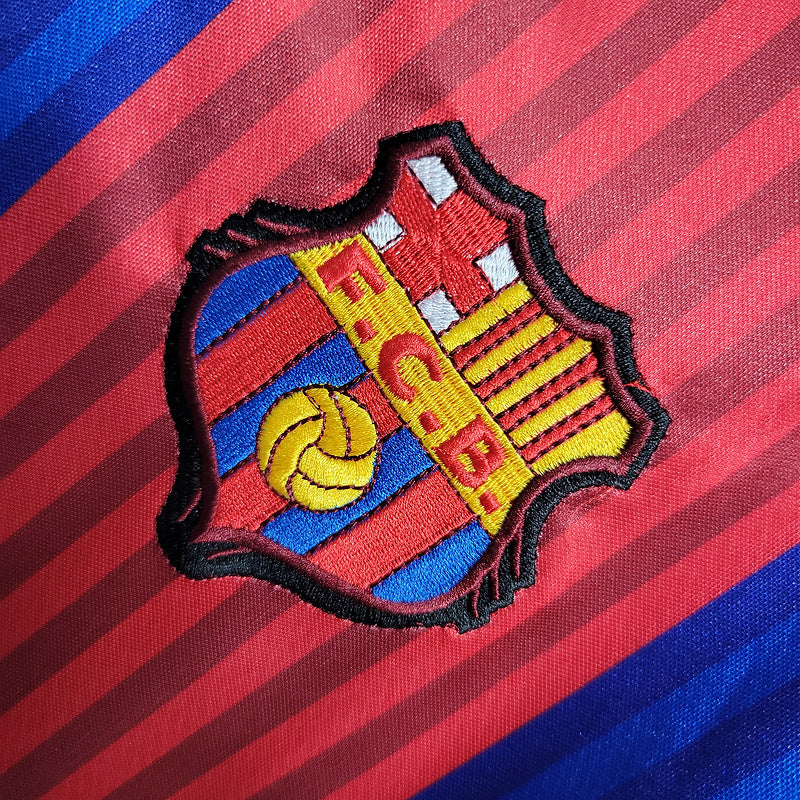 2008-09 Barcelona Home Long Sleeve S-2XL