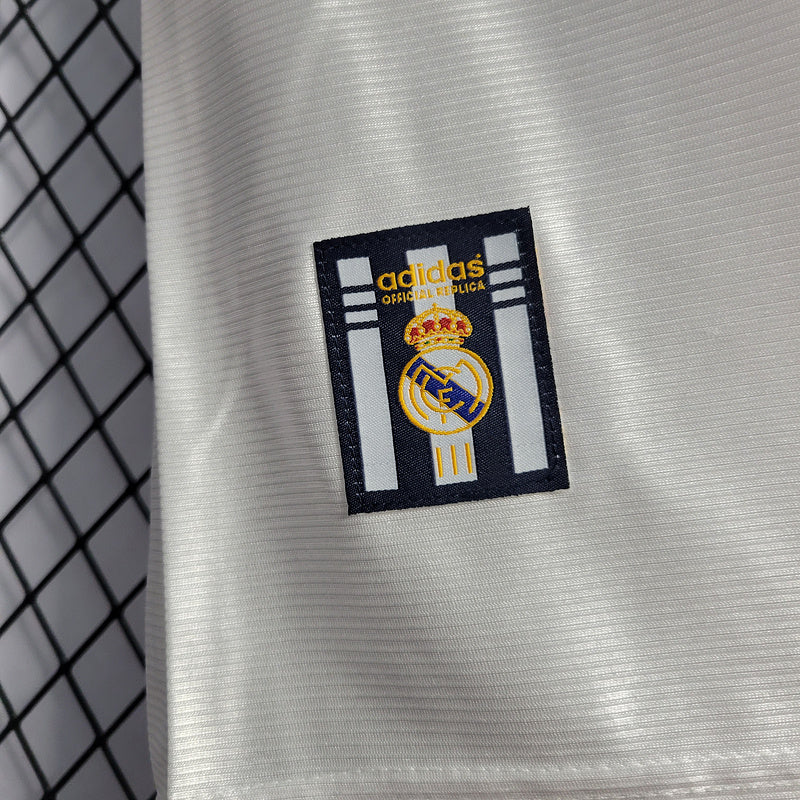 1998-00 Real Madrid home Retro Mesh material S-2XL