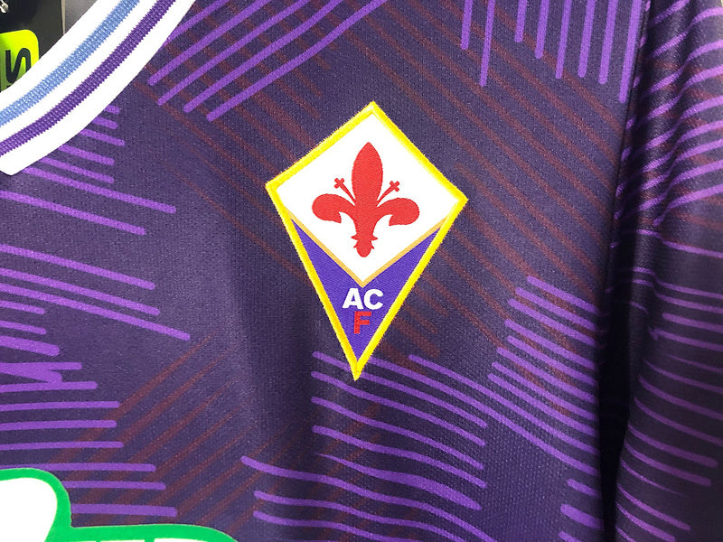Camiseta retro de local de la ACF Fiorentina (tallas S-XXL) 1992-93