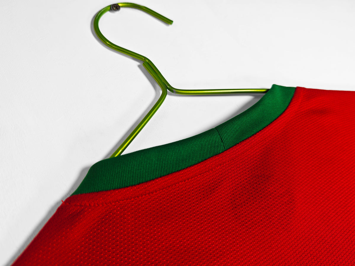 2012 Portugal Home Retro Long Sleeve S-2XL