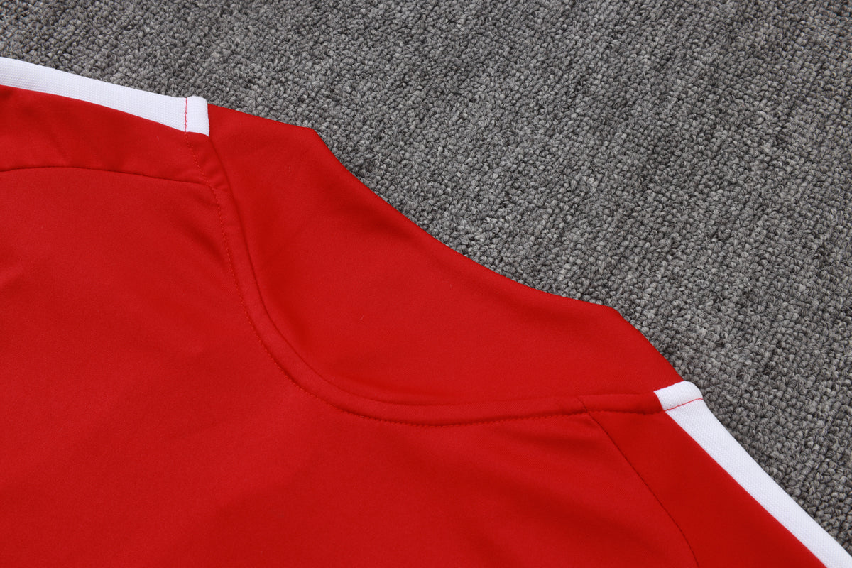 2026 Spain Red Half Zip Training Suit Adults Or Children