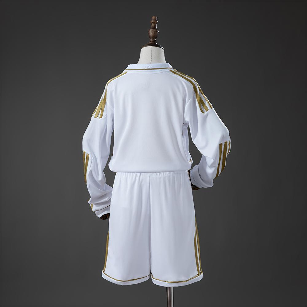 2011-12 Real Madrid Home Retro Long Sleeve Kids Size 16-28