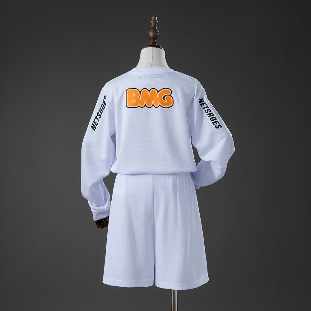 2012-13 Santos Home Retro Long Sleeve Kids Size 16-28