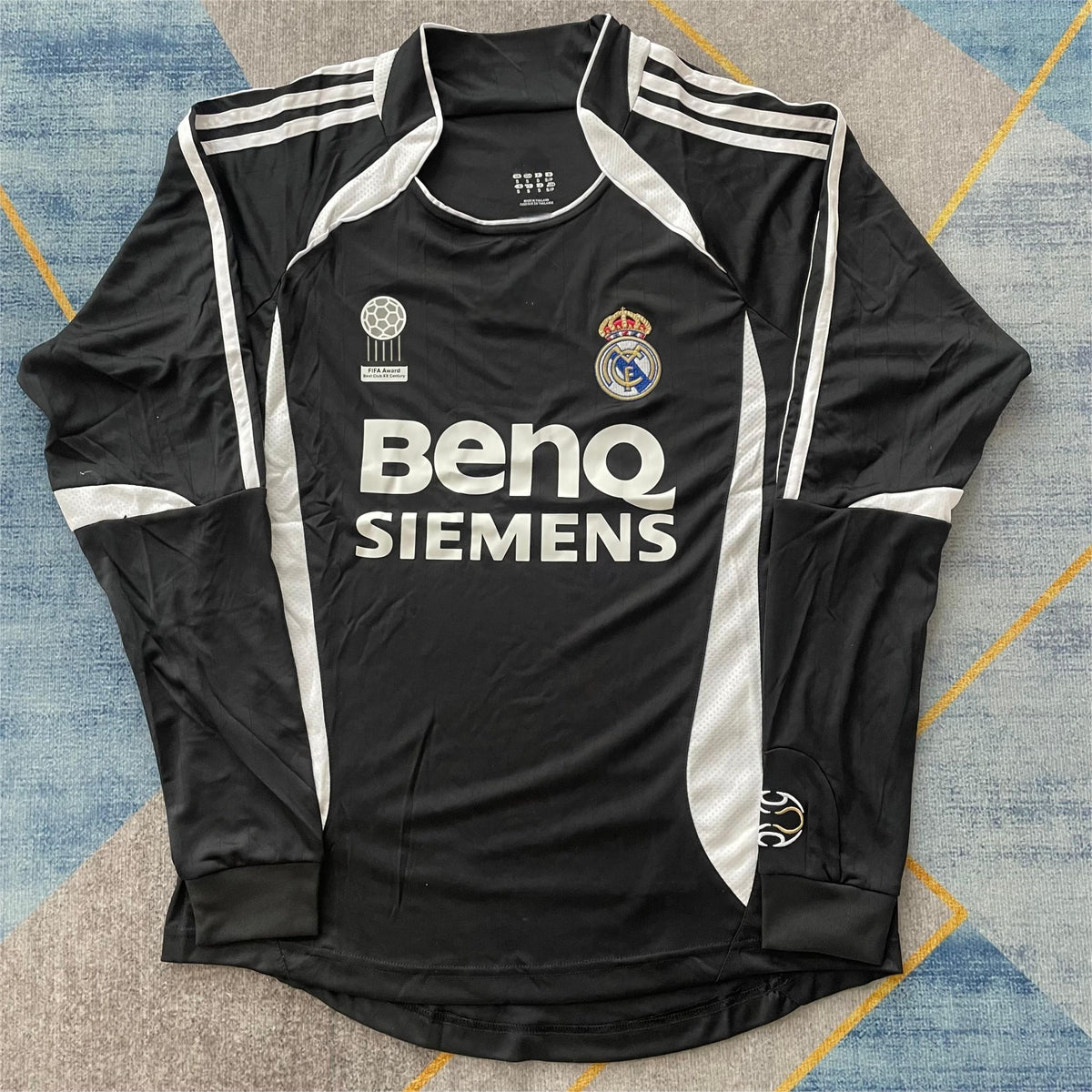 2006-07 Real Madrid Second Away Retro Long Sleeve S-2XL