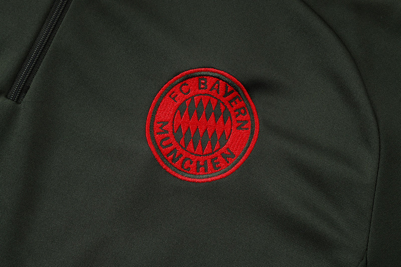 Conjunto de entrenamiento rojo del Bayern Múnich 2024-25 (tallas S-2XL)