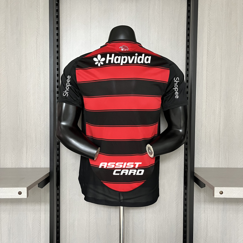 2025-26 Flamengo Home Player +All Sponsor S-4XL