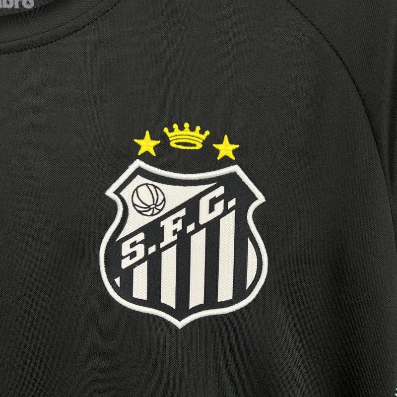 2025-26 Santos Torwart Trikot Schwarz S-2XL