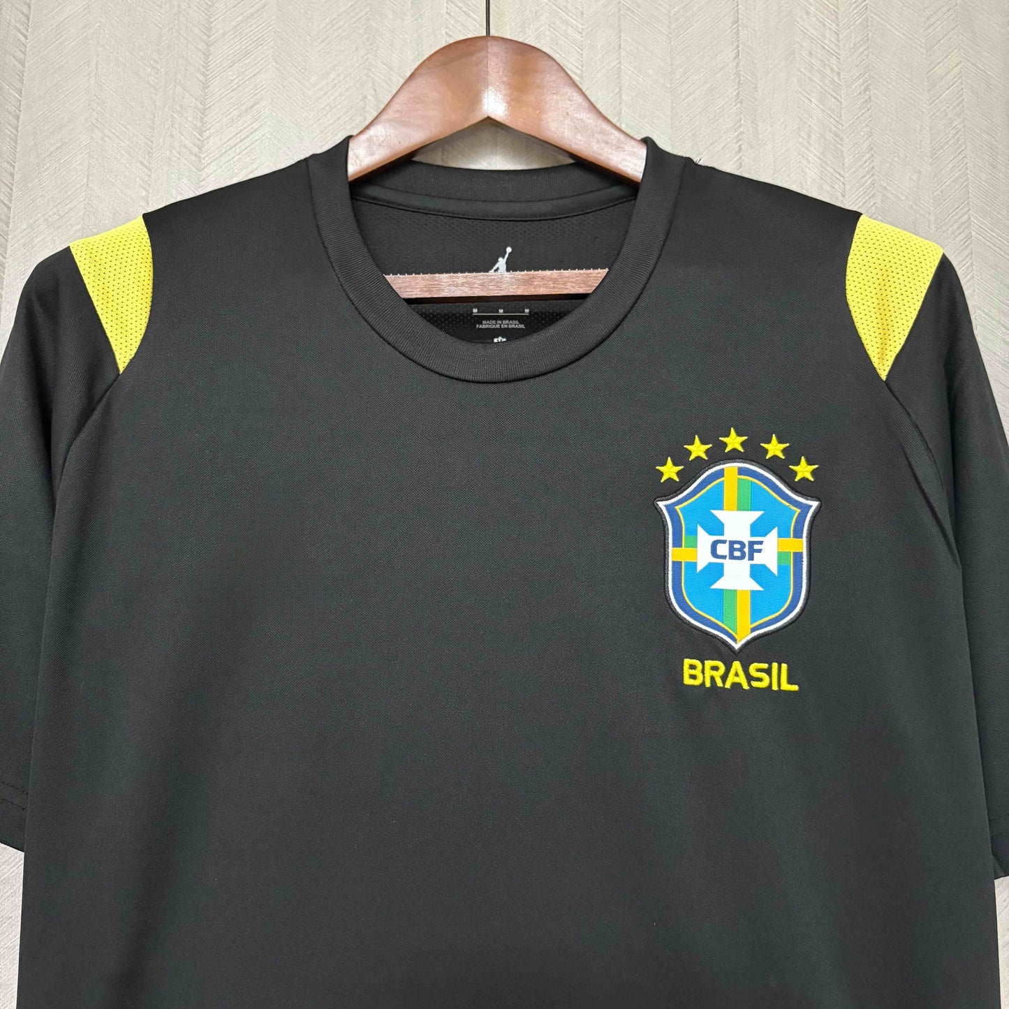 2026 Brazil Training Kit Black Jersey S-XXL