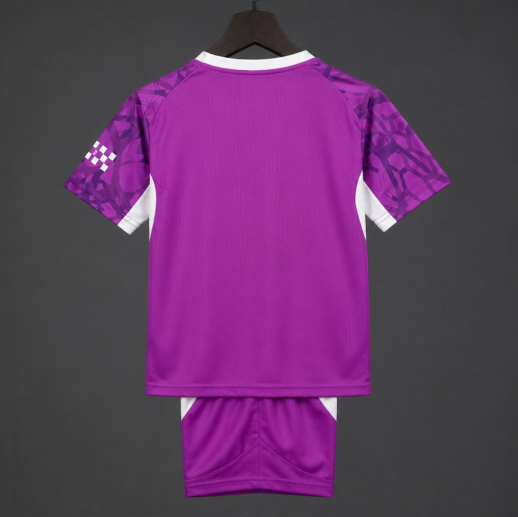 2026-27 Manchester City Electric Orchid Goalkeeper Kids Size 16-28