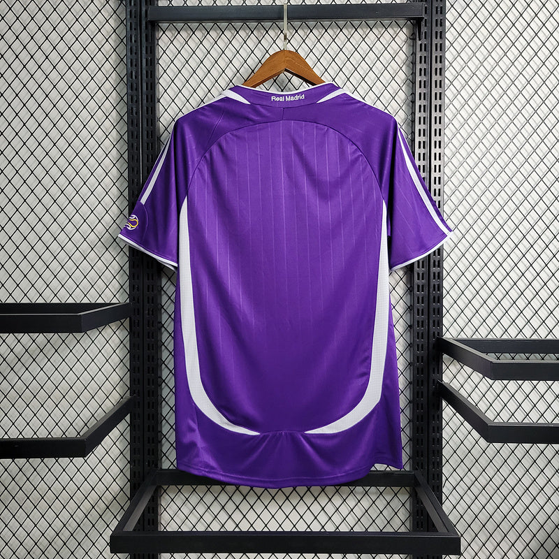 Camiseta retro morada del Real Madrid 2006, talla S-XXL
