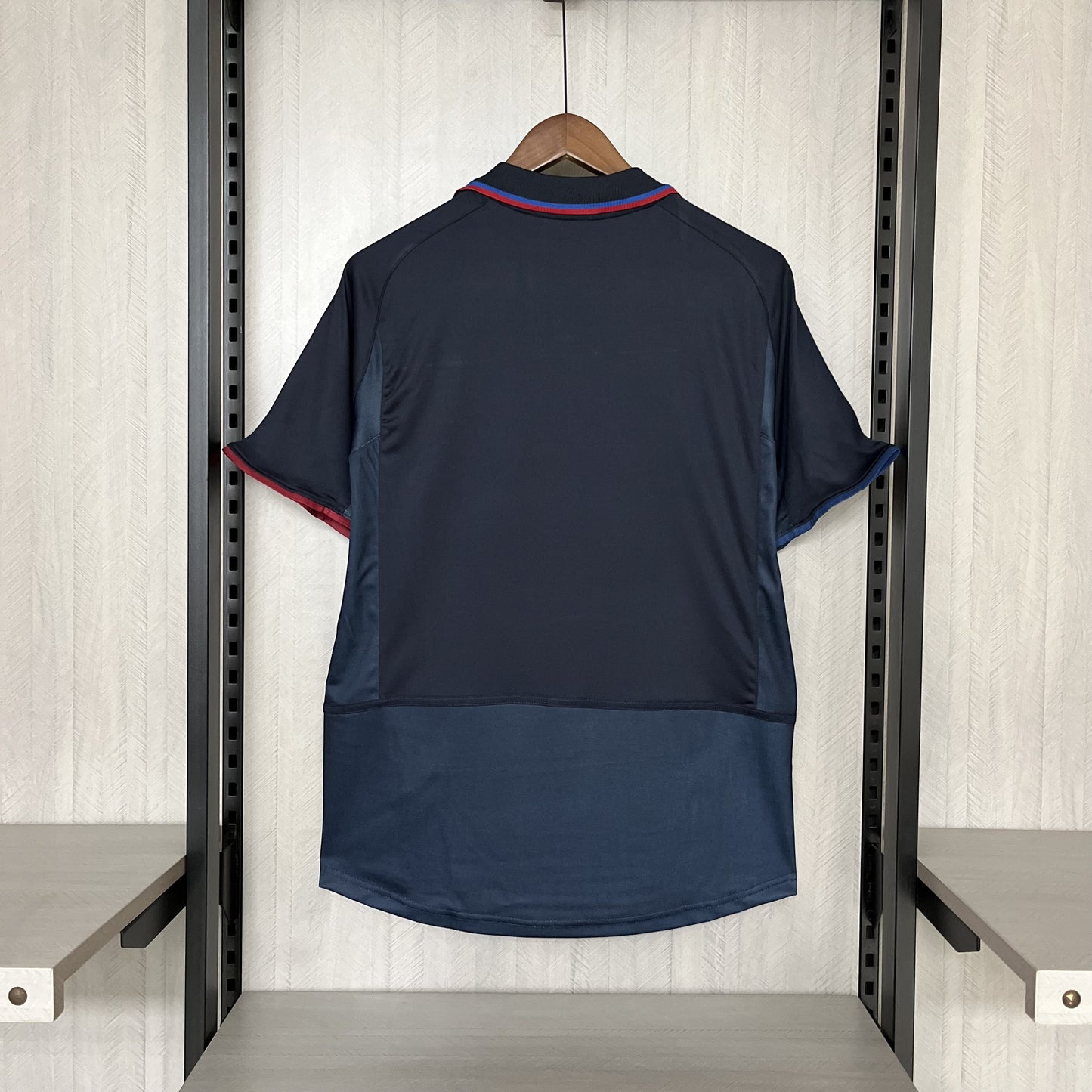 Camiseta retro de visitante del Barcelona 2002-03, talla S-XXL