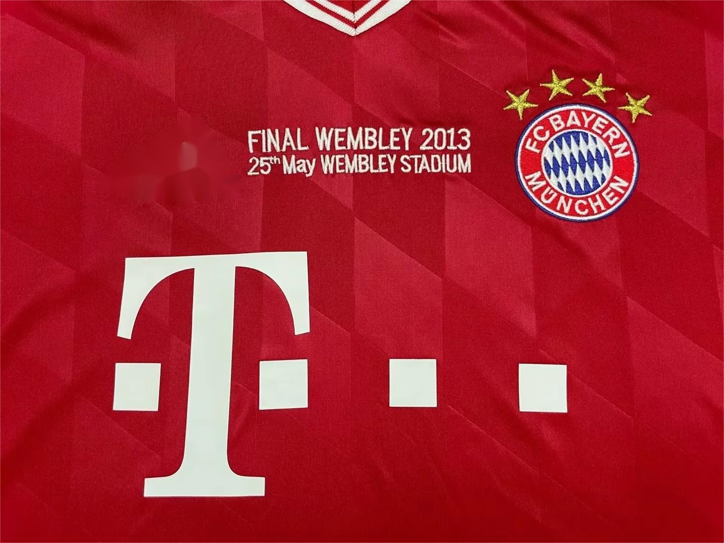 2013-14 Bayern Munich Home Retro Final Wembley S-2XL