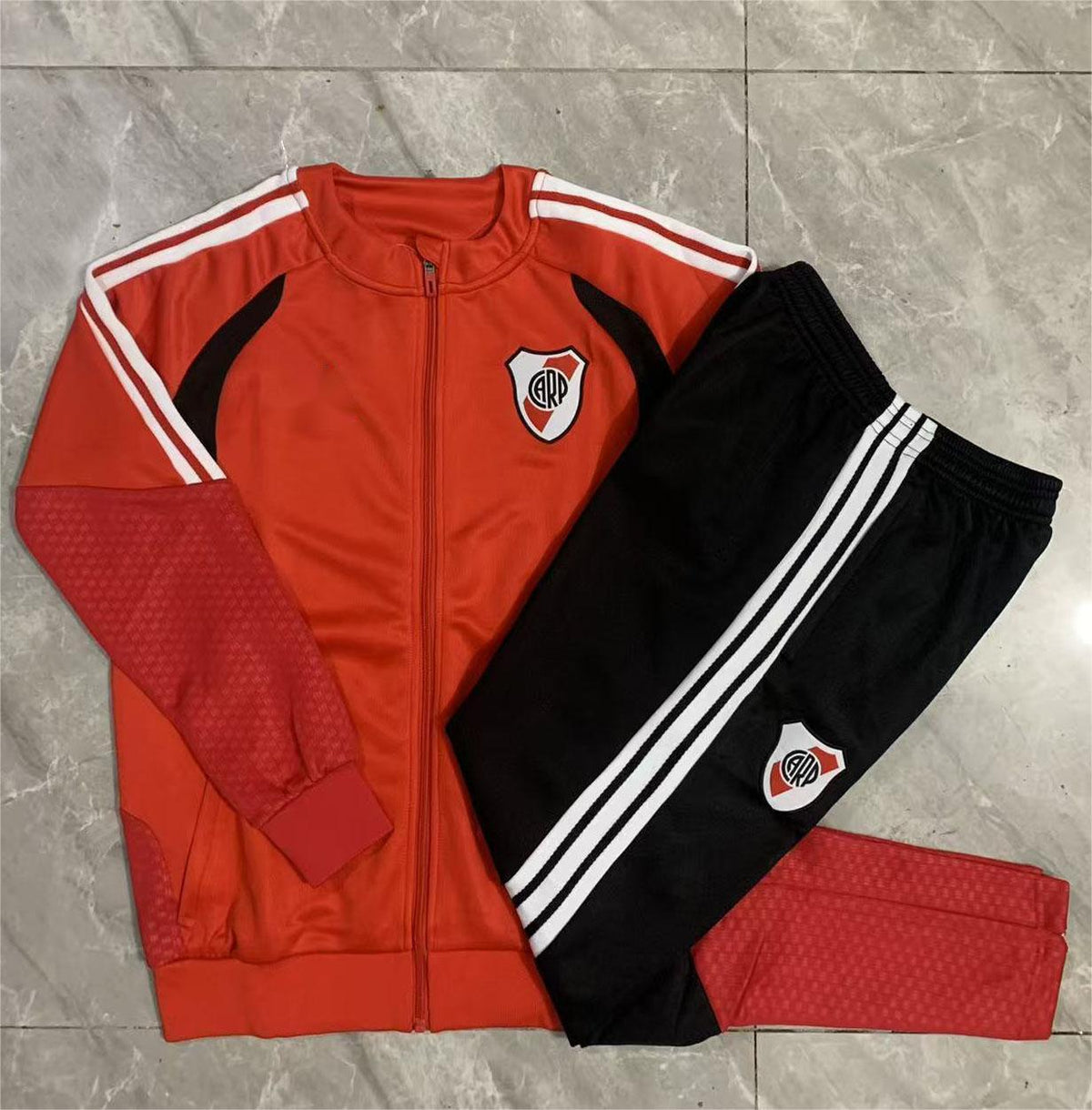 2026-27 River Plate Red Full Zip Training Suit Adults Or Children
