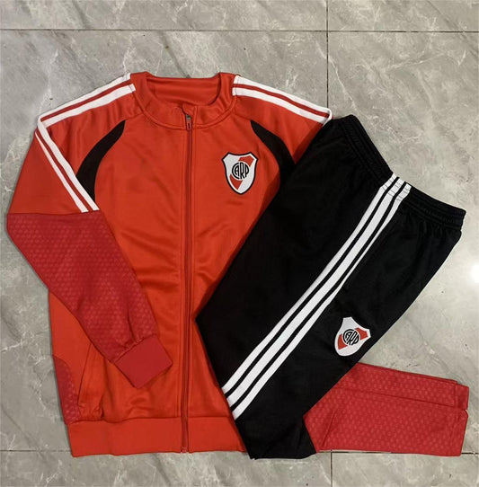 2026-27 River Plate Red Full Zip Training Suit Adults Or Children