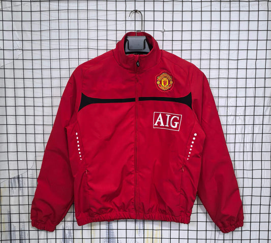 2025-26 Manchester United Roter wasserdichter Windbreaker S-2XL