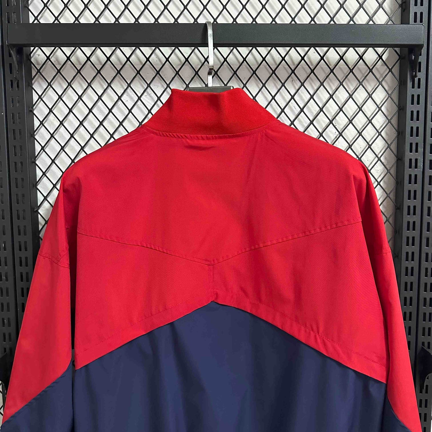 2025-26 Barcelona Royal Blue and Red Windbreaker S-2XL