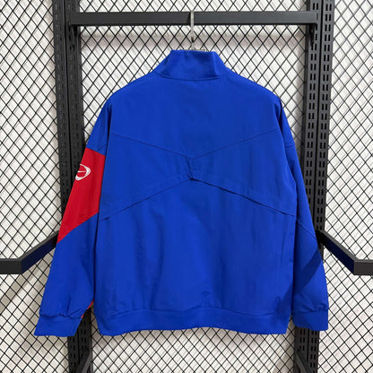 2025-26 Paris Colour Lan Red Waterproof Windbreaker S-2XL
