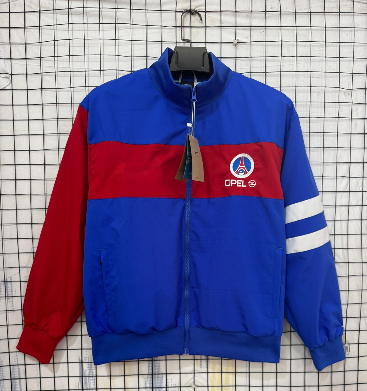1996-97 Paris Retro Blue Windbreaker S-2XL