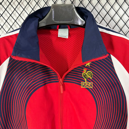 2025-26 France Team Classic Red Casual Training Windbreaker S-2XL