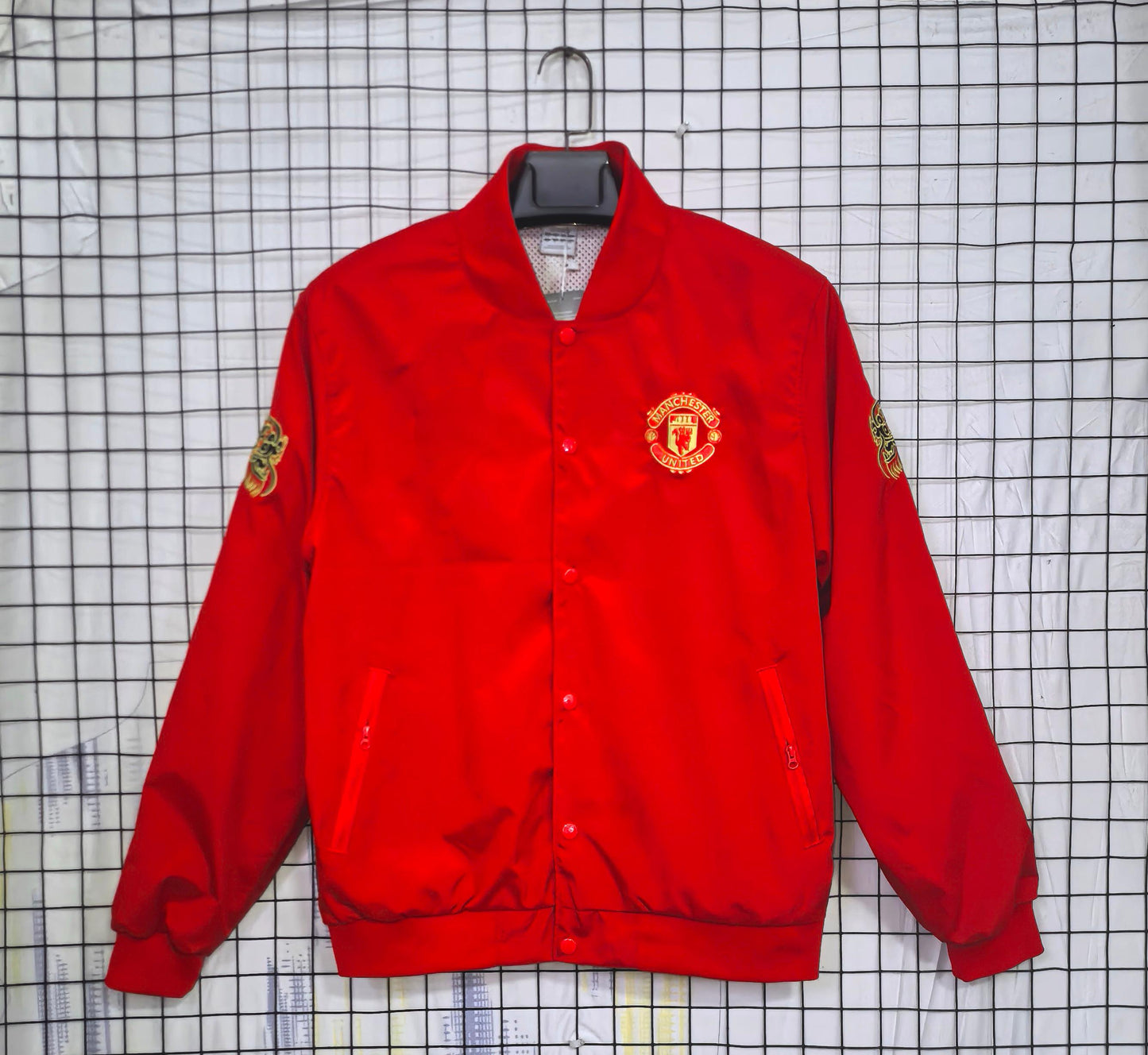 2025-26 Manchester United Red Waterproof Windbreaker S-XXL