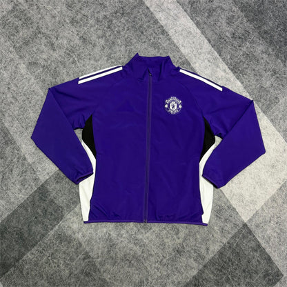 2026-27 Manchester United Purple Waterproof Windbreaker S-2XL