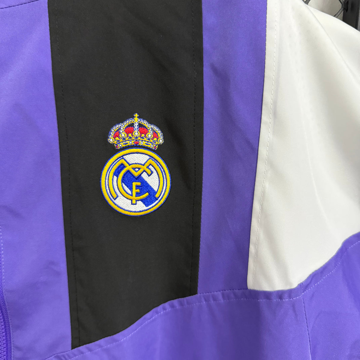 2026-27 Real Madrid Purple EQT Casual Training Windbreaker S-2XL