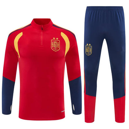 2026 Spain Red 2-Stars Edition Training Suit Adults Or Children
