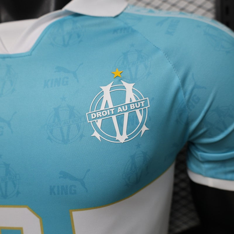 2026-27 Marseille Away Light Blue Player S-2XL
