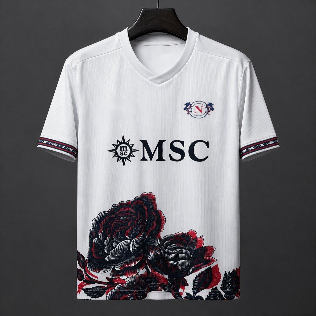 2026-27 Napoli Rose White Special S-4XL