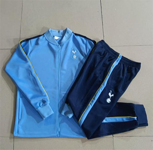 2026-27 Tottenham Hotspur Light Blue Full Zip Training Suit Adults Or Children