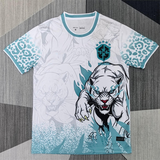 2026 Brazil White Blue Special Edition S-2XL