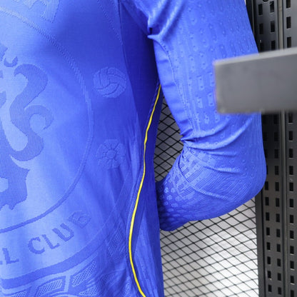 2026-27 Chelsea Home Polo Collar Long Sleeve Player S-3XL